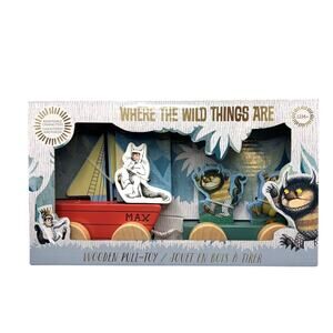 Where the Wild Things Are, Wooden Pull-Toy, Removable Characters, New in Box